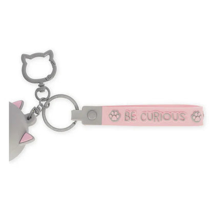 Porta-moedas com Porta-chaves Gato Kitty Mini Kawaii Legami