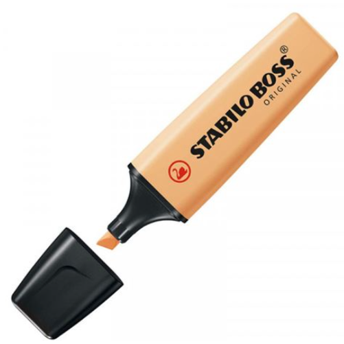 Sublinhador Stabilo Boss Pastel Laranja 70/125