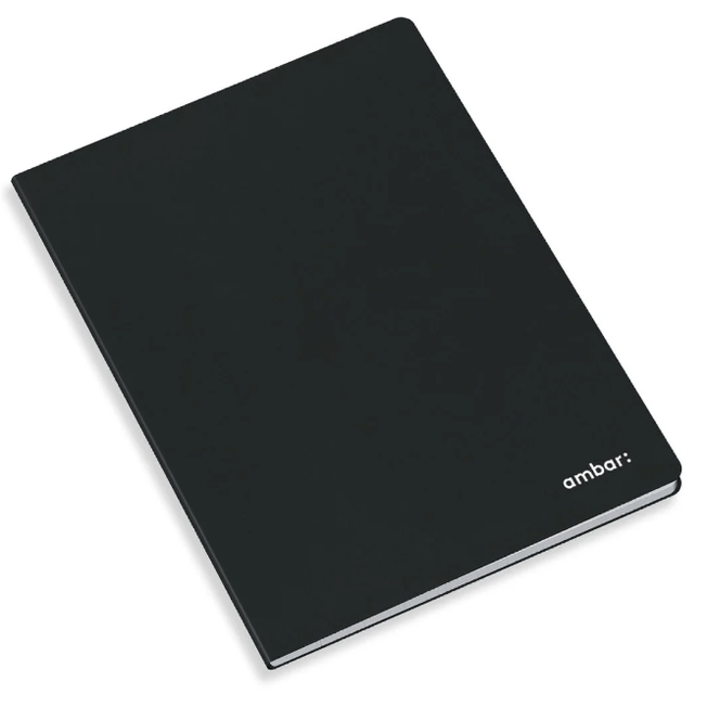 Caderno Agrafado Ambar A4 Quadriculado