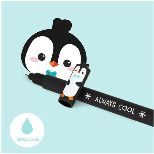 Caneta apagável Pinguim Legami