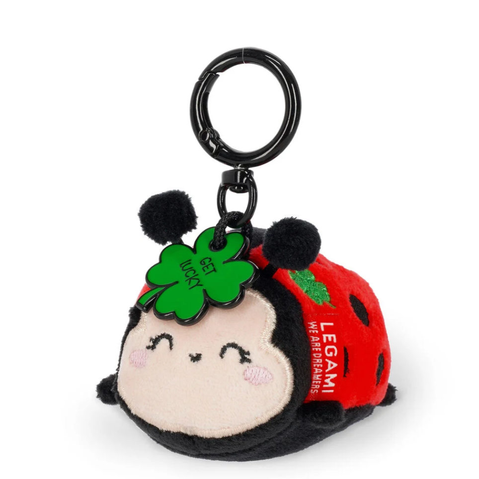 Porta-chaves de peluche Joaninha - Pequeno e super macio! Legami