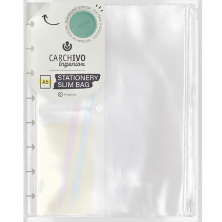 Estojo Carchivo Slim Bag A5 P/ Caderno Ingeniox
