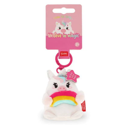 Porta-chaves de Peluche Unicórnio – Pequeno e Super Macio