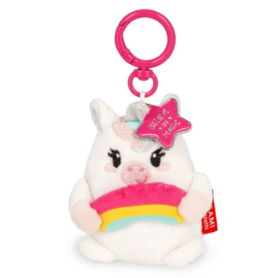 Porta-chaves de Peluche Unicórnio – Pequeno e Super Macio