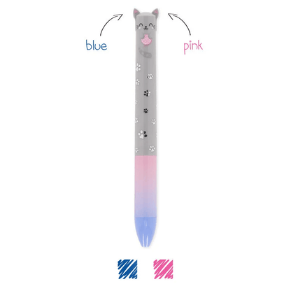 Caneta Esferográfica 2 cores Kitty - Click&Clack