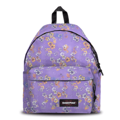 Mochila Eastpak Padded Pak'r Flora Fade Lilac 24L | Mochila Escolar para Escola, Universidade e Dia a Dia