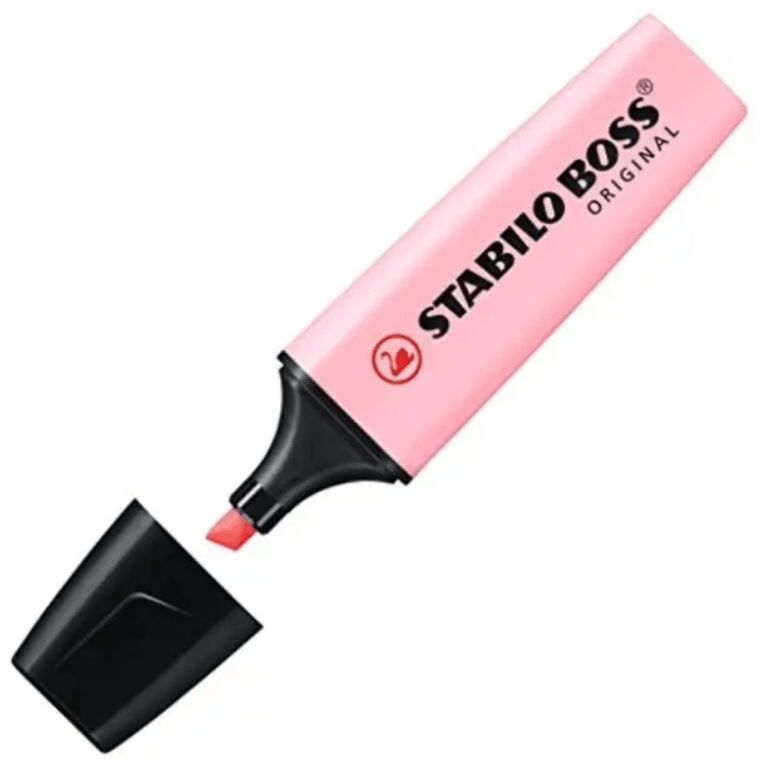Sublinhador Stabilo Boss Pastel Rosa 70/129