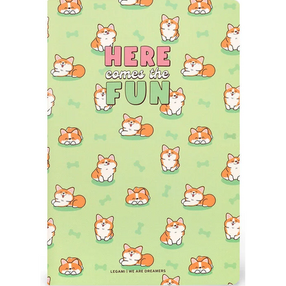 Caderno Legami A5 Liso - Corgi