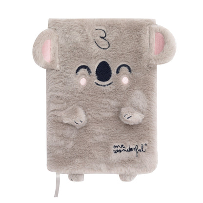 Caderno A5 peluche - Koala