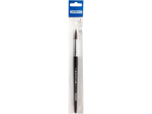 Pincel Redondo Simply Nº 12 | Pincel para Aguarela e Pintura