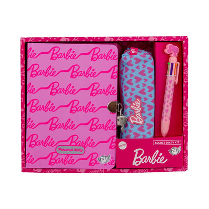 Kit Diário Secreto + Esferográfica Multi+ Estojo - Barbie — fotografia original do produto Barbie × Mr. Wonderful