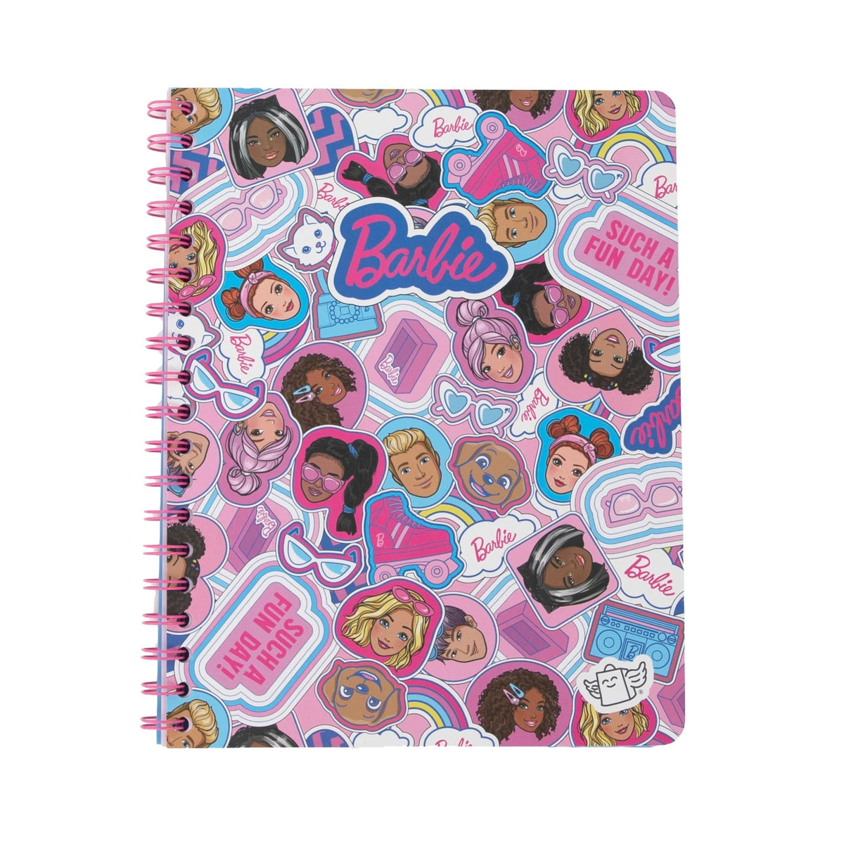 Caderno A5+ com Espiral Duplo - Barbie — fotografia original do produto Barbie × Mr. Wonderful