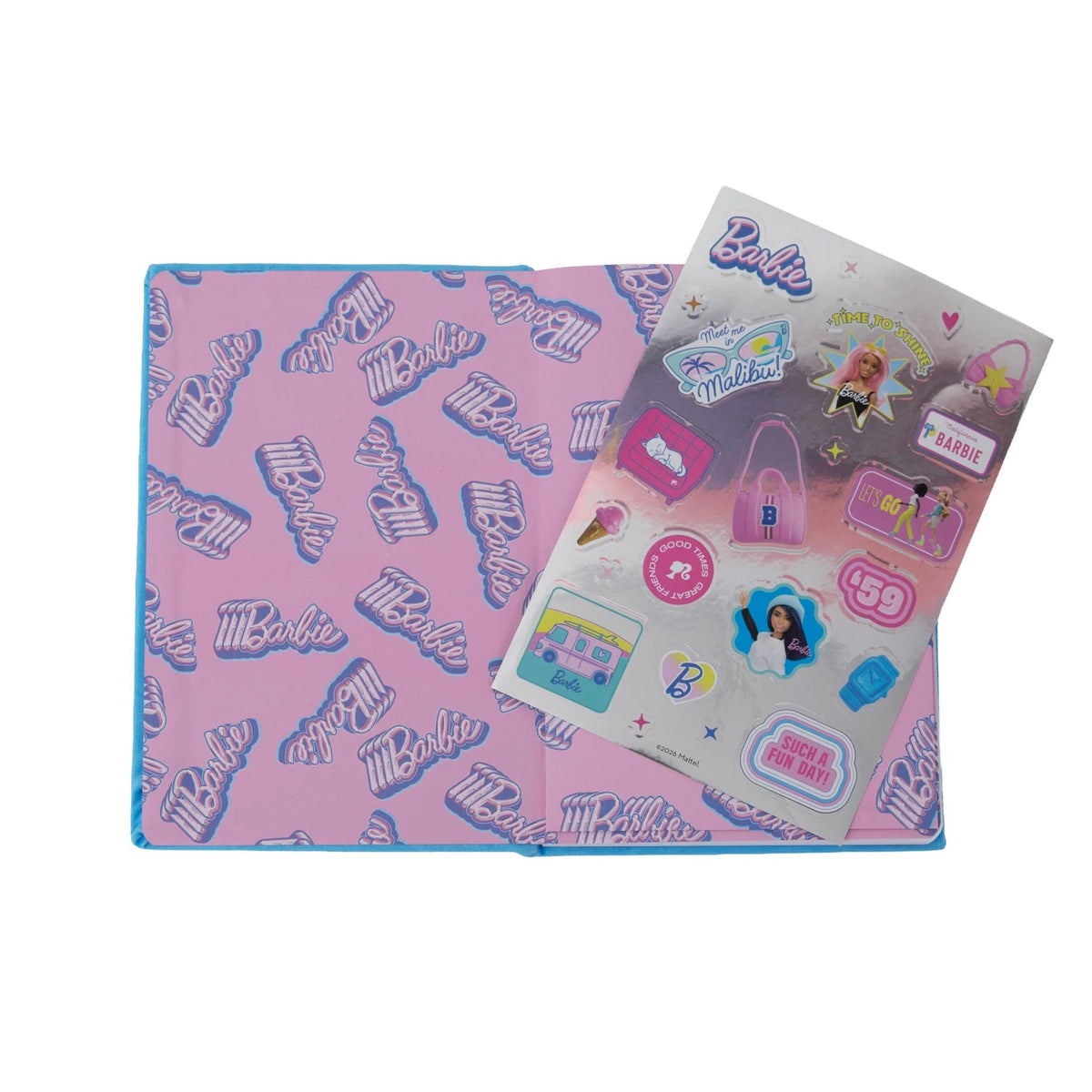 Caderno A5 Peluche - Barbie — vista adicional, coleção Barbie × Mr. Wonderful