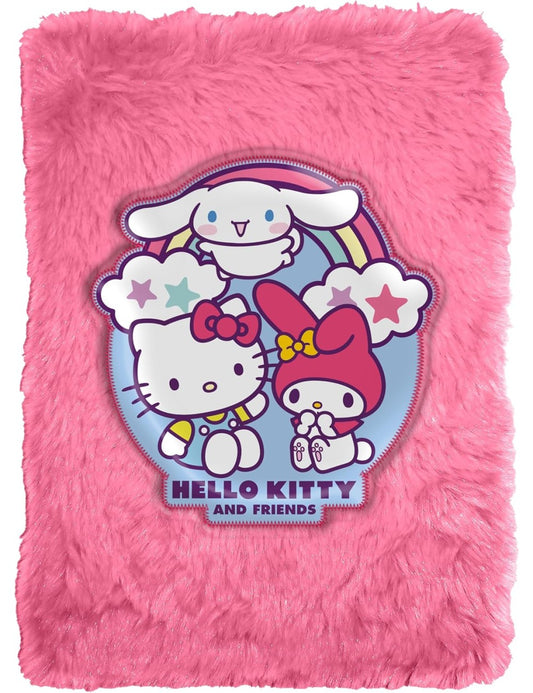 Caderno A5 de Peluche Hello Kitty & Friends – fotografia original do produto 1