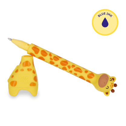 Esferográfica Girafa com Base - Stand - Ink Ovation Legami - Papelaria Encantada