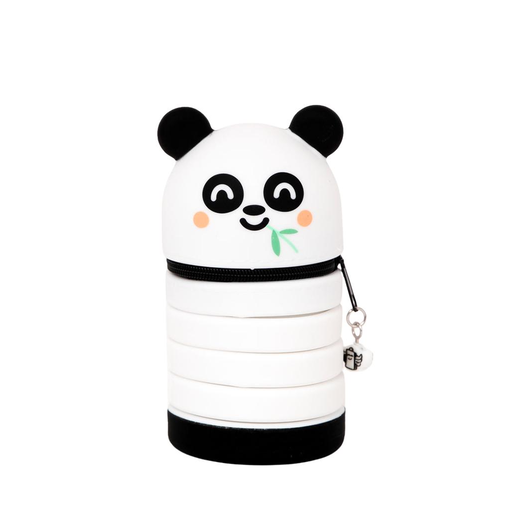 Estojo extensível de silicone - Panda - Mr. Wonderful - Papelaria Encantada