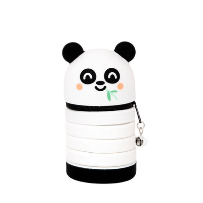 Estojo extensível de silicone - Panda - Mr. Wonderful - Papelaria Encantada