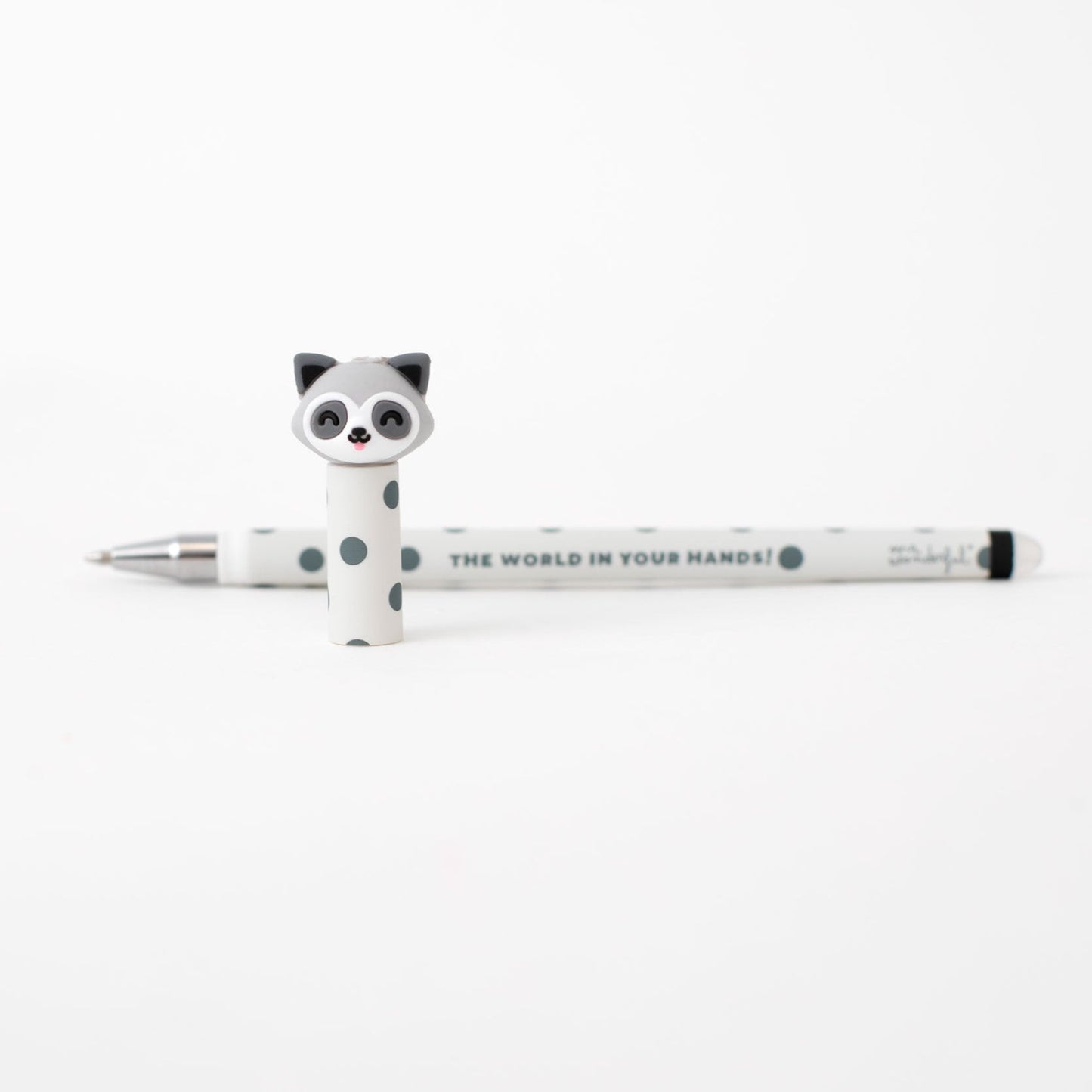 Caneta apagável Bo-Bo Raccoon - O mundo nas suas mãos!