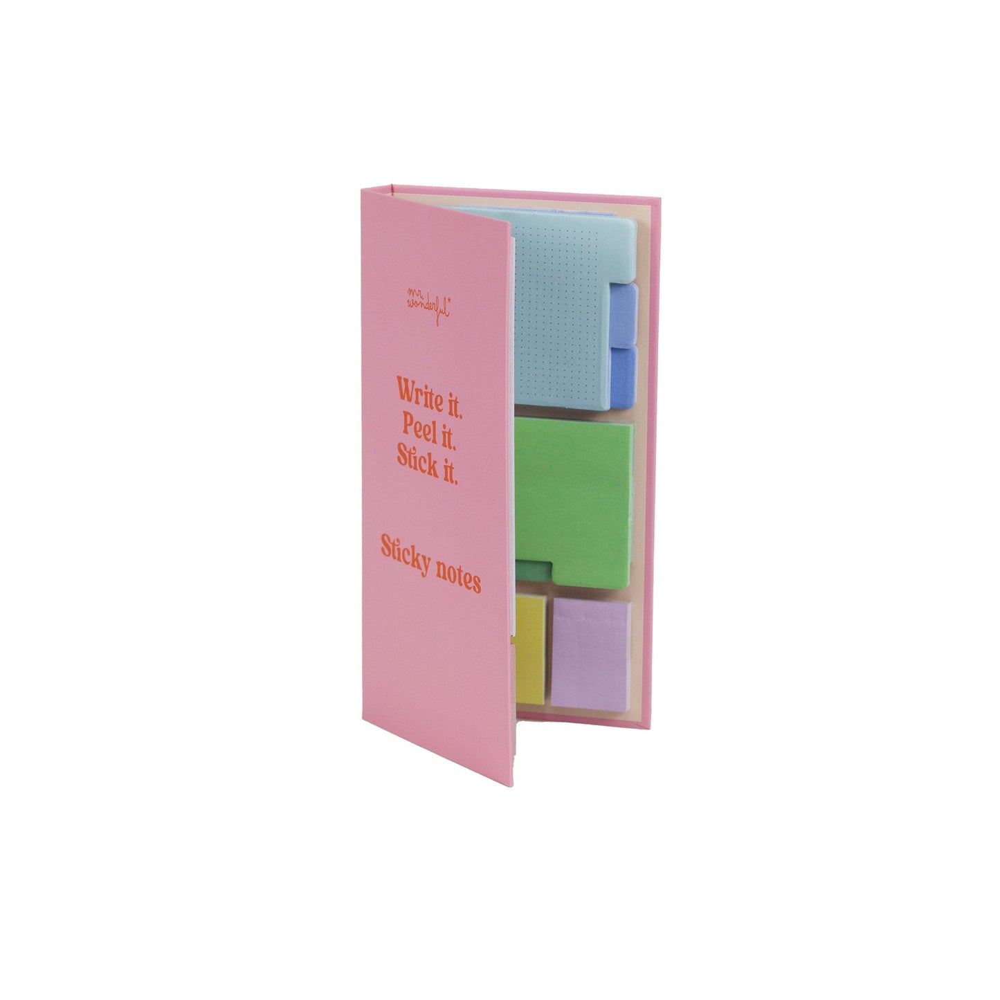 Conjunto de notas autocolantes - Escreva. Descole. Cole.