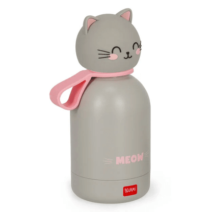 Garrafa térmica legami Gato - Papelaria Encantada