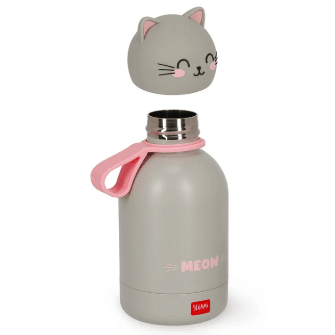 Garrafa térmica legami Gato - Papelaria Encantada