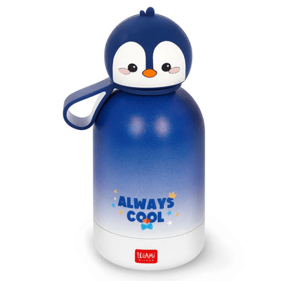 Garrafa térmica legami Pinguim - Papelaria Encantada