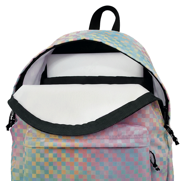 Mochila Ghuts My Ghuts PC Pixel Dream 19L | Mochila Escolar para Portátil, Escola, Viagem e Uso Casual
