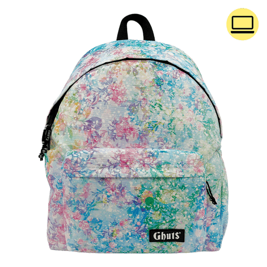 Mochila Ghuts My Ghuts PC Blooming Glow 19L | Mochila Escolar para Portátil, Escola, Universidade e Viagem