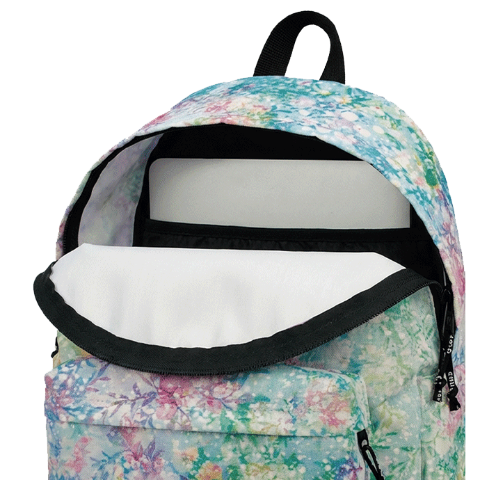 Mochila Ghuts My Ghuts PC Blooming Glow 19L | Mochila Escolar para Portátil, Escola, Universidade e Viagem