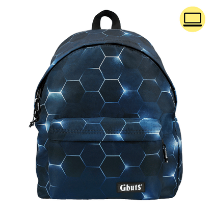 Mochila Ghuts My Ghuts PC NeoGrid 19L | Mochila Escolar para Portátil, Escola, Universidade e Viagem