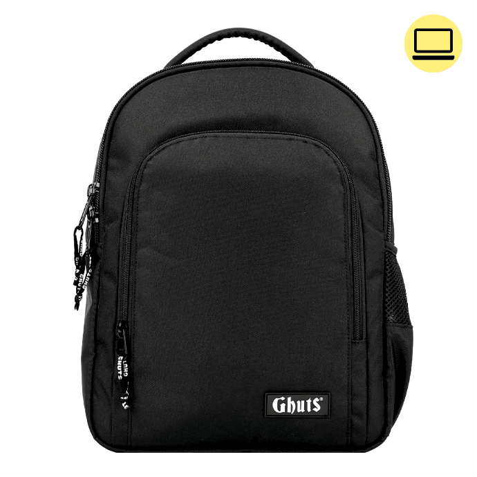 Mochila Ghuts MyTech Basics Black 23L | Mochila para Portátil, Escola, Universidade, Trabalho e Viagem