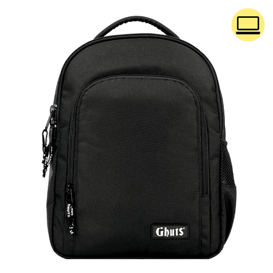 Mochila Ghuts MyTech Basics Black 23L | Mochila para Portátil, Escola, Universidade, Trabalho e Viagem