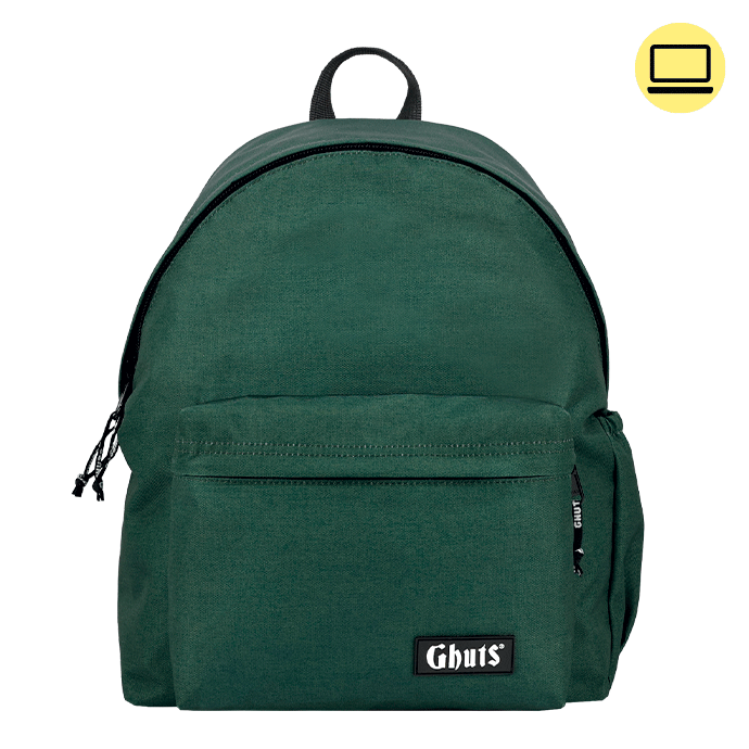 Mochila Ghuts My Ghuts PC Stylish Green 19L | Mochila Escolar para Portátil, Escola, Universidade e Viagem