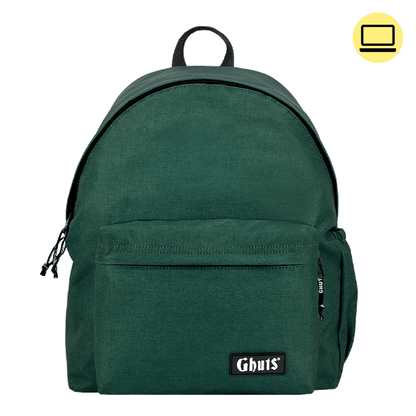 Mochila Ghuts My Ghuts PC Stylish Green 19L | Mochila Escolar para Portátil, Escola, Universidade e Viagem