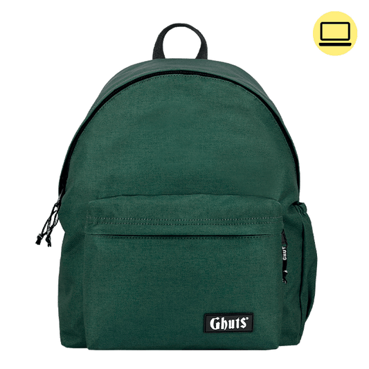 Mochila Ghuts My Ghuts PC Stylish Green 19L | Mochila Escolar para Portátil, Escola, Universidade e Viagem