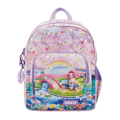 Mochila Escolar Primária Ghuts Prince Garden Girl 16L | Mochila Ergonómica 1.º Ciclo