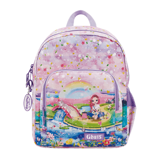 Mochila Escolar Primária Ghuts Prince Garden Girl 16L | Mochila Ergonómica 1.º Ciclo