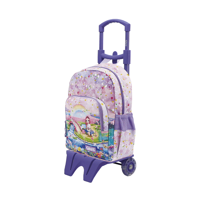 Mochila Escolar Primária Ghuts Prince Garden Girl 16L | Mochila Ergonómica 1.º Ciclo