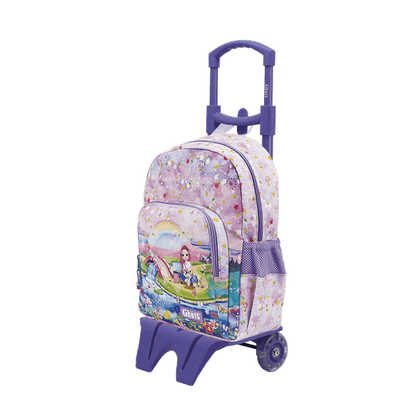 Mochila Escolar Primária Ghuts Prince Garden Girl 16L | Mochila Ergonómica 1.º Ciclo