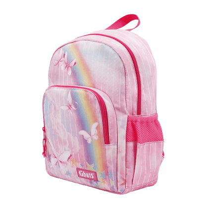 Mochila Escolar Primária Ghuts Prince Pink Rain 16L | Mochila Ergonómica para o 1.º Ciclo