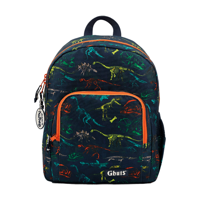 Mochila Escolar Primária Ghuts Dino Crew 16L | Mochila Ergonómica 1.º Ciclo