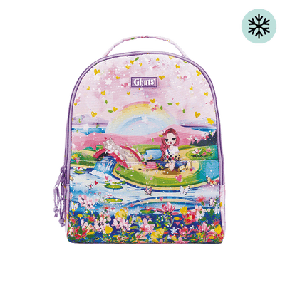 Lancheira Térmica Infantil Ghuts Garden Girl 9L | Mochila Térmica para Creche, Jardim de Infância e Escola