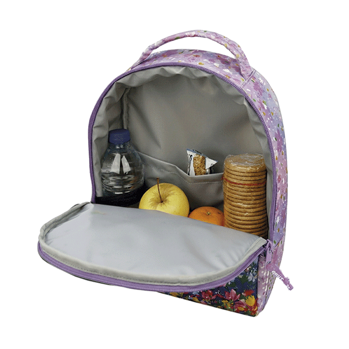 Lancheira Térmica Infantil Ghuts Garden Girl 9L | Mochila Térmica para Creche, Jardim de Infância e Escola