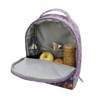 Lancheira Térmica Infantil Ghuts Garden Girl 9L | Mochila Térmica para Creche, Jardim de Infância e Escola