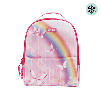 Lancheira Térmica Infantil Ghuts Pink Rain 9L | Mochila Térmica para Creche, Jardim de Infância e Escola