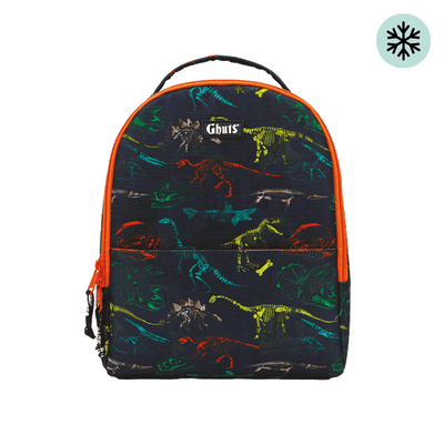 Lancheira Térmica Infantil Ghuts Dino Crew 9L | Mochila Térmica para Creche, Jardim de Infância e Escola