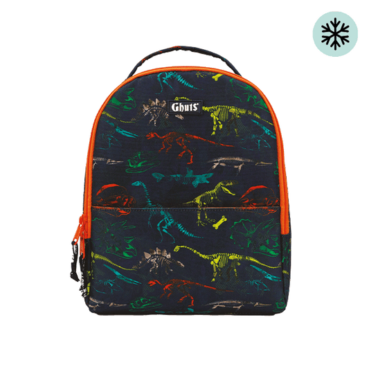 Lancheira Térmica Infantil Ghuts Dino Crew 9L | Mochila Térmica para Creche, Jardim de Infância e Escola