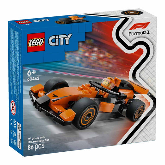 LEGO City — Piloto de F1® com Carro de Corrida McLaren (60442)