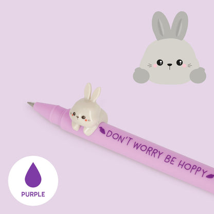 Caneta Gel Legami Lovely Friends Coelho Bunny Be Hoppy — imagem oficial Legami 2