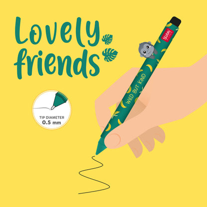 Caneta de gel Legami Lovely Friends Gorilla, fotografia oficial 3